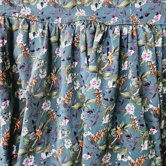 Lindy Bop Retro Pin Up Rockabilly Fit and Flare Floral Swing Dress Size Small - Picture 7 of 11